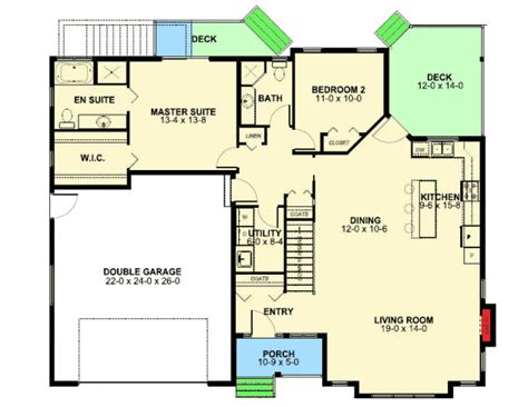 Craftsman Ranch Home Plan With Finished Basement 6791mg