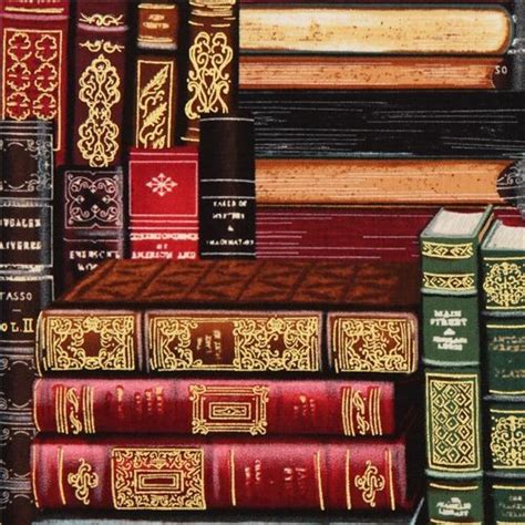 Library Books Fabric By Timeless Treasures Usa Fabric By Modes