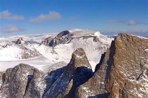 Enchanting Flight Over Wyomings Wind River Mountains Video