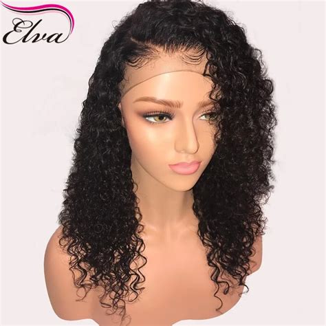 Elva Hair 150 Density Lace Front Bob Wig 13x6 Pre Plucked Deep Curly
