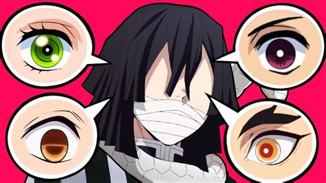 Drawing Iguro Different Eyes Challenge 【Demon Slayer】 - YouTube