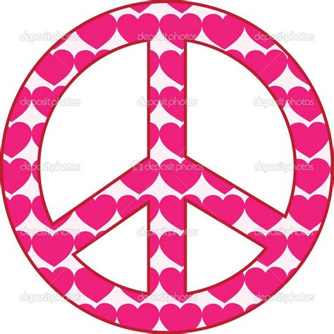 V Sign Heart Peace Sign Stock Vector © Maria Bell 7136501 Peace