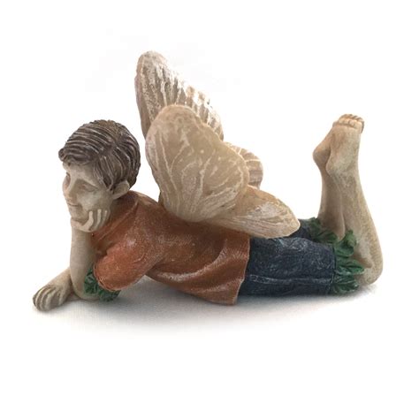 Miniature Fairy Garden Boy Fairy Figurine Kingston Limited Edition Ebay