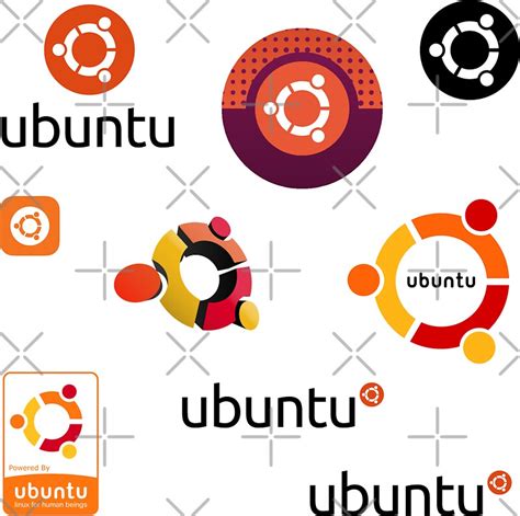 Ubuntu Linux Sticker Set Stickers By Yourgeekside Redbubble