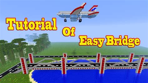 Minecraft Tutorial Of Easy And Cool Bridge Youtube