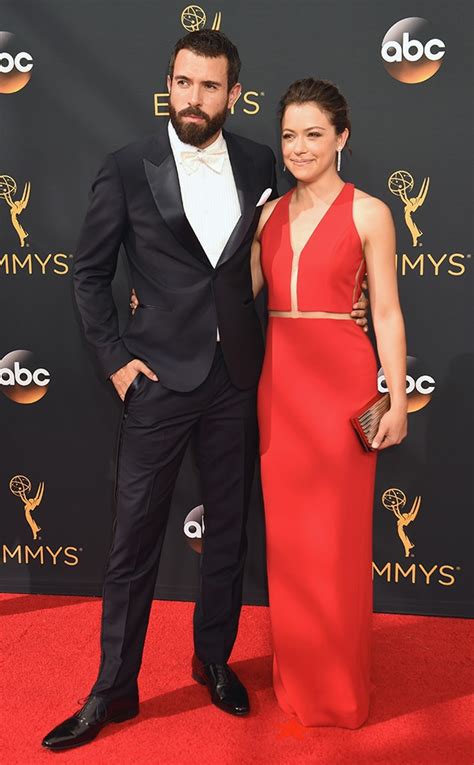 Tatiana Maslany And Tom Cullen From 2016 Emmys Red Carpet Couples E News