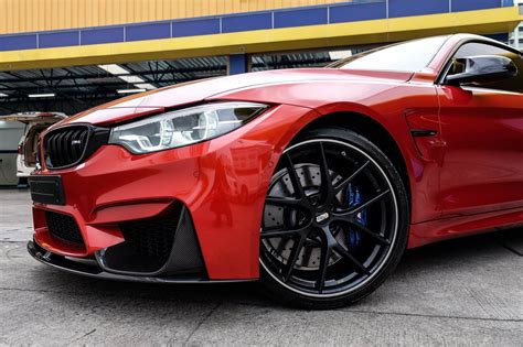 Michelin pilot super sport uhp suspension: BMW M4 F82/F83 Orange BBS CI-R | Wheel Front