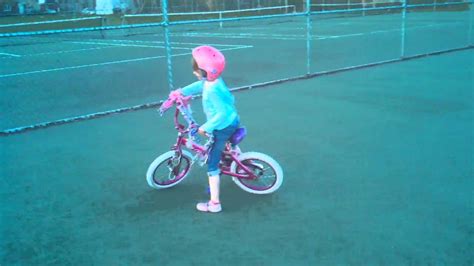 Alyssa Learns To Ride A Bike Youtube