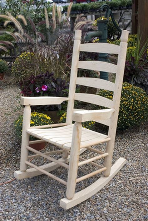 Timber ridge smooth glide lightweight padded folding rocking chair for. How to Paint an Outside Wooden Rocking Chair | Hunker