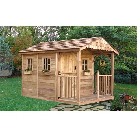 Outdoor Living Today 8 Ft W X 12 Ft D Solid Wood Storage Shed Wood