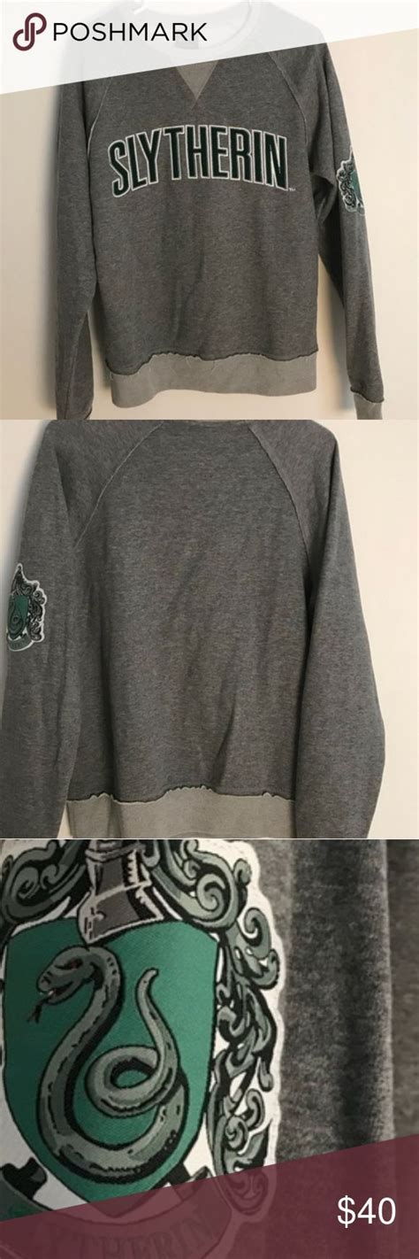 Harry Potter Slytherin Crew Sweatshirt Size S Sweatshirts Crew