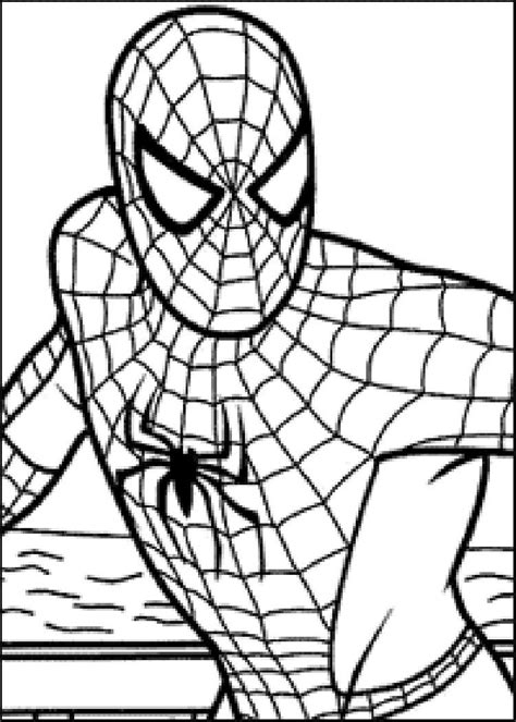 Download painting pages to print | Posted in Coloring Pages Tagged Spiderman Coloring Page | Free kids ...