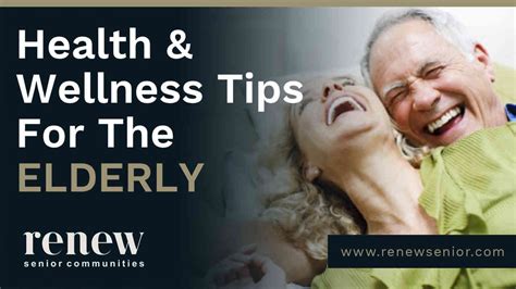 Health and Wellness Tips for the Elderly - YouTube