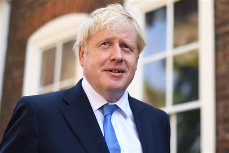 Boris uses a camera when he visits ealing studios. Boris Johnson takes over for Theresa May as Britain's PM