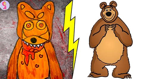 Masha And The Bear Horror Version Art 2025 ماشا والدب Masha Y El Oso Scary Bhoot