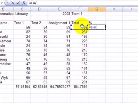 In the home menu, navigate. M17(8) How to calculate percentages using an excel ...