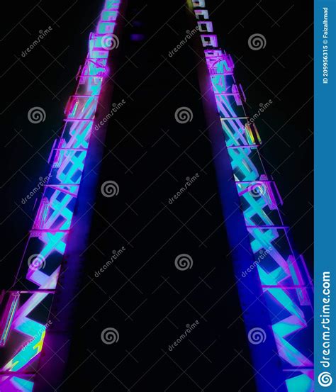 Brigde Neon Nightclub Stock Image Image Of Nightclub 209956315