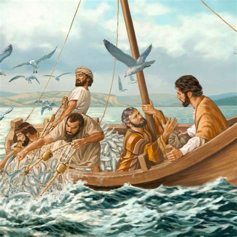 Jesus Calls Disciples To Be ‘fishers Of Men Life Of Jesus Bible