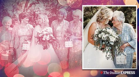 couple gets four grandmothers as flower girls for wedding photos go viral trending news the