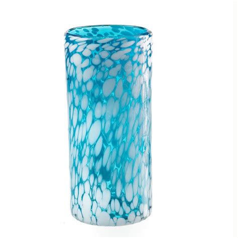 Nuvo Cylinder Vase Ocean Aqua Cylinder Vase Glass Vase Vase