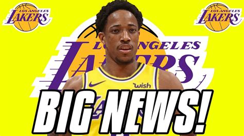 Lakers Demar Derozan Signing Update Los Angeles Lakers 2021 Off Season
