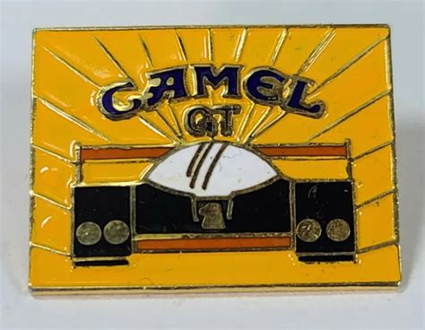 VINTAGE CAMEL GT Cigarettes Racing Car Hat Lapel Pin 1 1 8 9 99