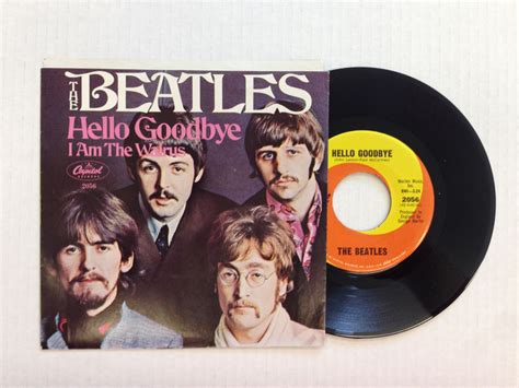 The Beatles Hello Goodbye Capitol 2056 Ps 75 Vinyl 92