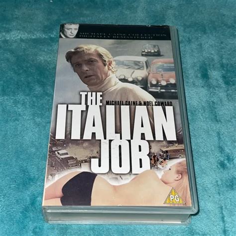 Michael Caine The Italian Job Vhs Tape Picclick Uk