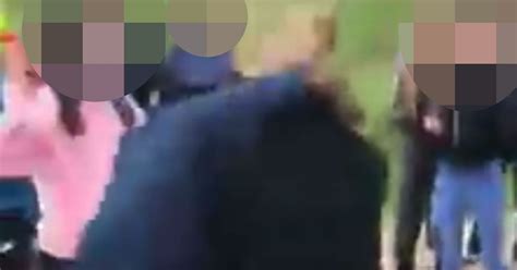 Four Schoolgirls Try To Tear Each Others Hair Out In Sickening Footage