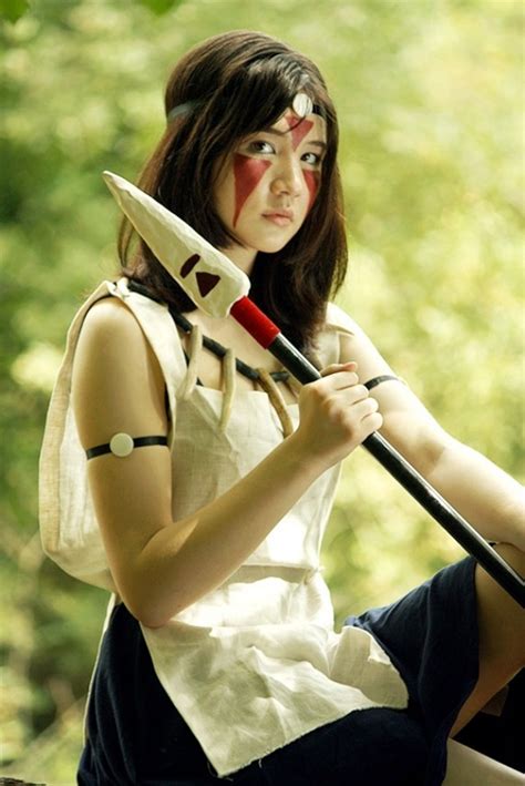 Celebrities Princess Mononoke Cosplay By Caitlin