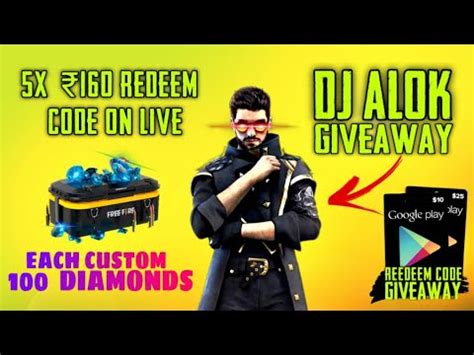 210 💎 = 220 rs. GARENA FREE FIRE LIVE CUSTOM 10 DJ ALOK AND TOP-UP ...
