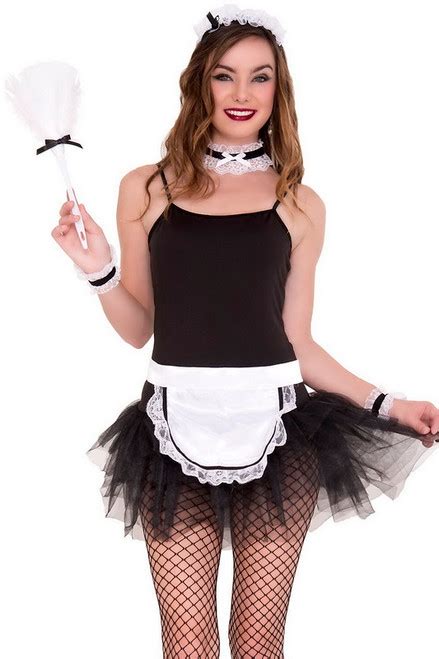 French Maid Costume Kit Spicy Lingerie
