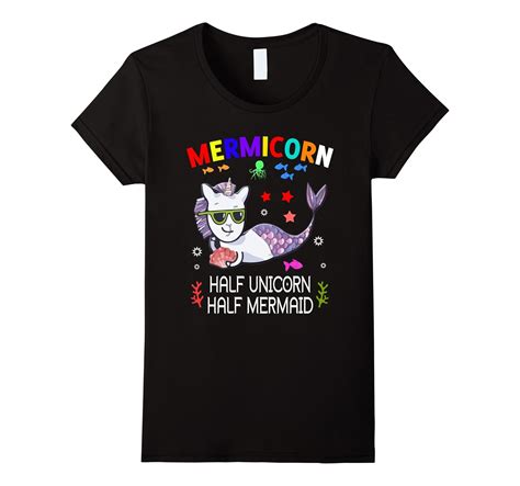 Mermicorn Half Unicorn Half Mermaid T Shirt 4lvs