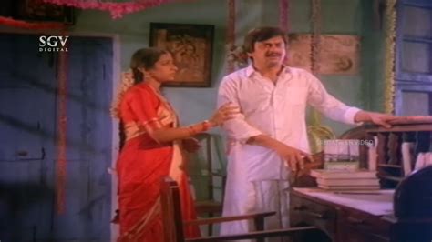 Anant Nag Tells His Sad Story In First Night Hosa Neeru Kannada Movie Scene Youtube