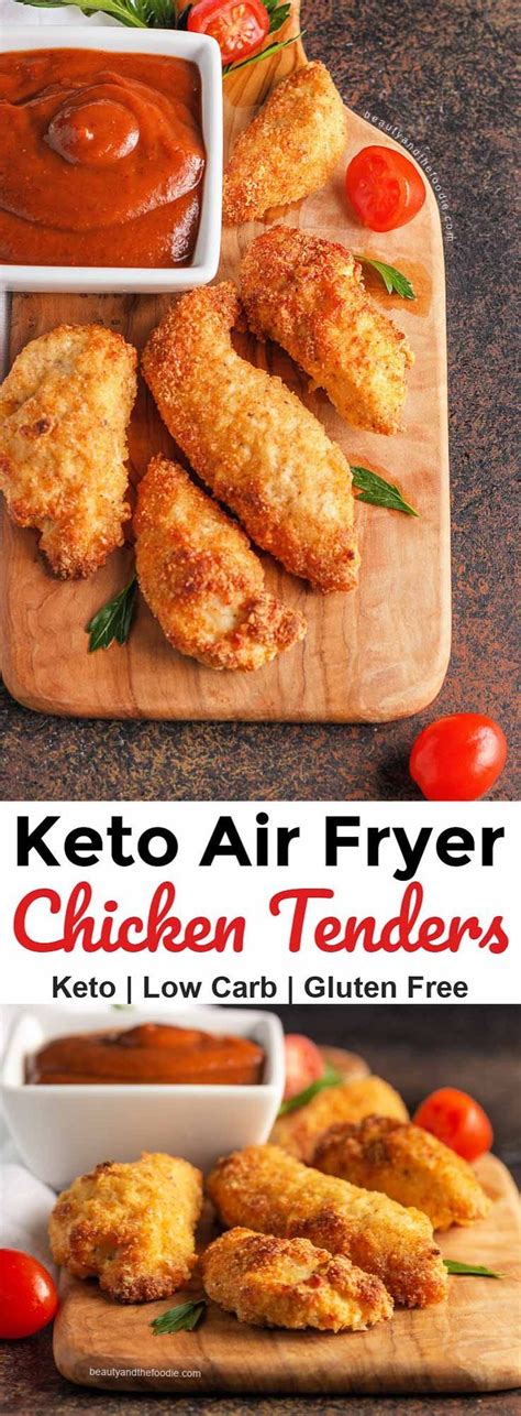 chicken air fryer tenders keto oven fried low recipes ranch beauty carb foodie beautyandthefoodie baked