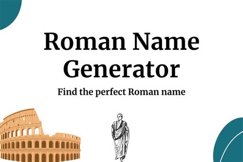 The Official Roman Name Generator Get The Perfect Name Now