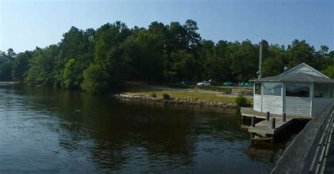 Cabins have two bedrooms, open living room, dining room, kitchen. Vacation 2014: Santee State Park, Santee, SC