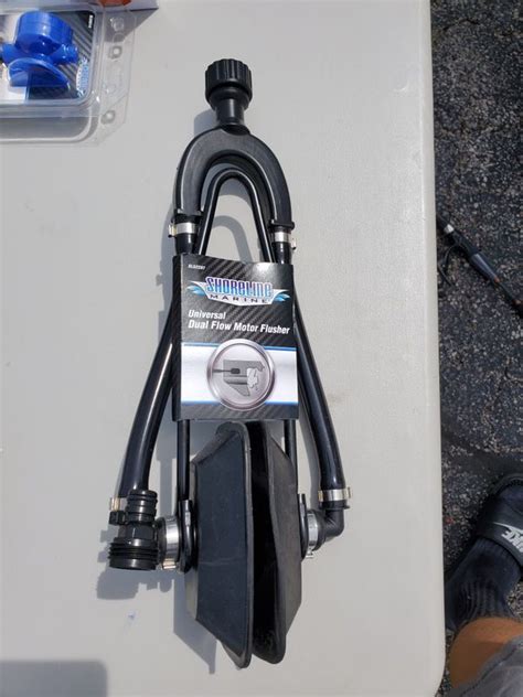 I have recently purchased a 2021 malibu lsv 23.it has the external flush kit installed.what i cant seem to locate is the raw water intake that is supposed to be closed if the boat is out of the water, and the fresh water hose is attached, before starting the engine and running it for 8 minut. Shoreline marine Dual Water Feed Boat Motor Flusher ...