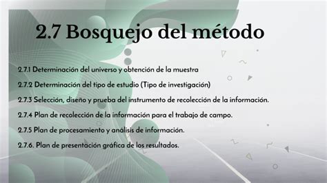 Bosquejo del método by MARTIN RIVERA DELGADO on Prezi