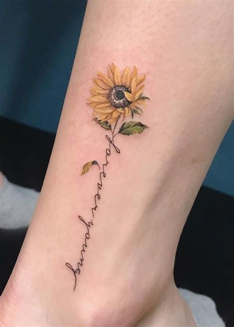 Simple Tattoos Minimalisttattoos Tattoos Sunflower Tattoos