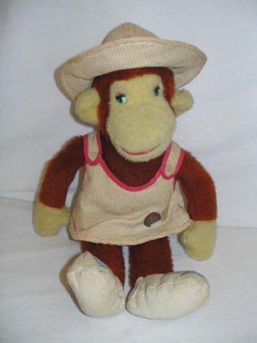 Vintage 1960s Knickerbocker Monkey Stuffed Plush Animal Possible