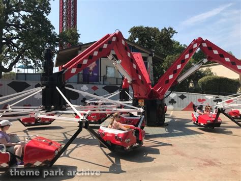 Harley Quinn Spinsanity at Six Flags Over Texas | Theme Park Archive