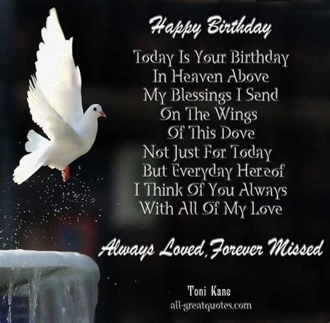 Best happy birthday message #11 wish you a very happy birthday may life lead you to great happiness success and hope that all your wishes come true! Pin on Happy Birthday In Heaven Images