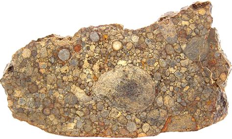 Unusual Meteorite Features Nwa 2892 Chondrule Conglomerate With