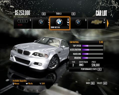 Nfsmw m3 gtr full build timelapse. Tier2車種紹介 - NEED FOR SPEED SHIFT 攻略