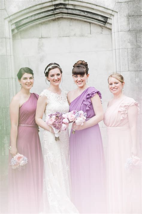 This Garden Wedding Is Purple With A Purpose