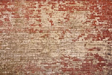 Weathered Red Brick Wallpaper Mural Hovia Uk Old Brick Wall Brick