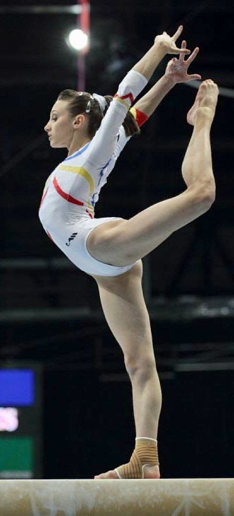 Ana Porgras Romania Gymnastics Poses Sport Girl