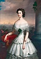 Empress Elisabeth of Austria in 1854. | Victorian gowns, Historical ...
