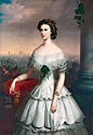 Empress Elisabeth of Austria in 1854. | Victorian gowns, Historical ...